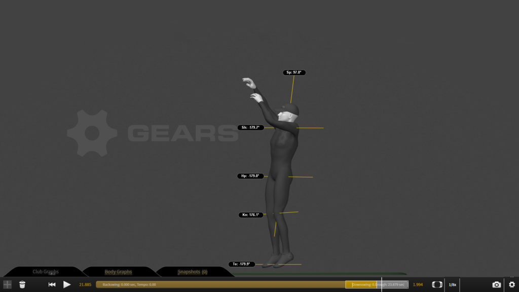 motion capture frame of a man shooting a basktball