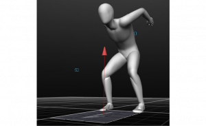 figure showing kinetic sequence reacting against the ground